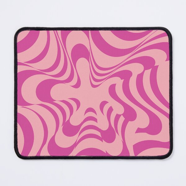 Item preview, Abstract Groovy Retro Liquid Swirl Pink Pattern designed and sold by technicolorable_art.