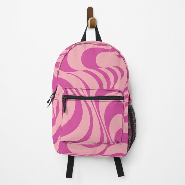 Item preview, Abstract Groovy Retro Liquid Swirl Pink Pattern designed and sold by technicolorable_art.