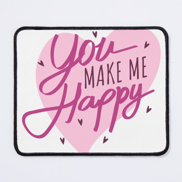 Item preview, You make me Happy with love stiker designed and sold by I'm  Redz.