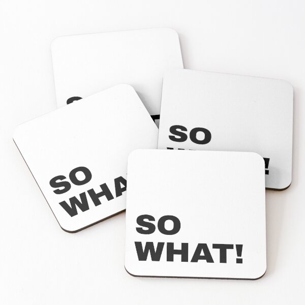 Item preview, So What! designed and sold by MDRNHOME.