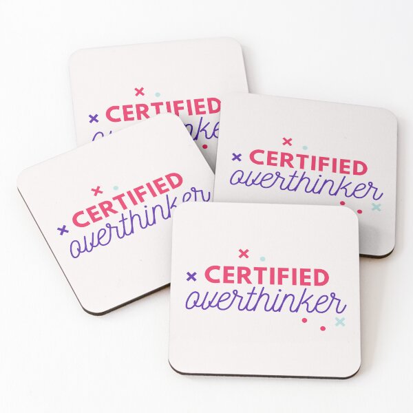 Item preview, Overthinking Kills Your Happiness Certified Overthinker designed and sold by SweetbeStore.