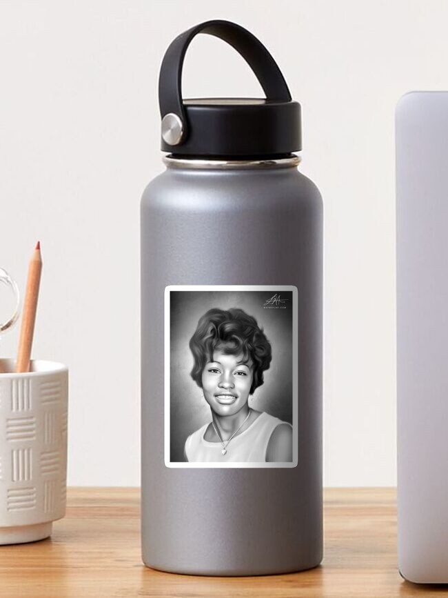 Thumbnail 1 of 3, Sticker, Bertha Garry Portrait designed and sold by wayneflint.