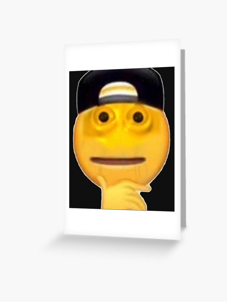 Cursed Emoji (Painted) | Greeting Card