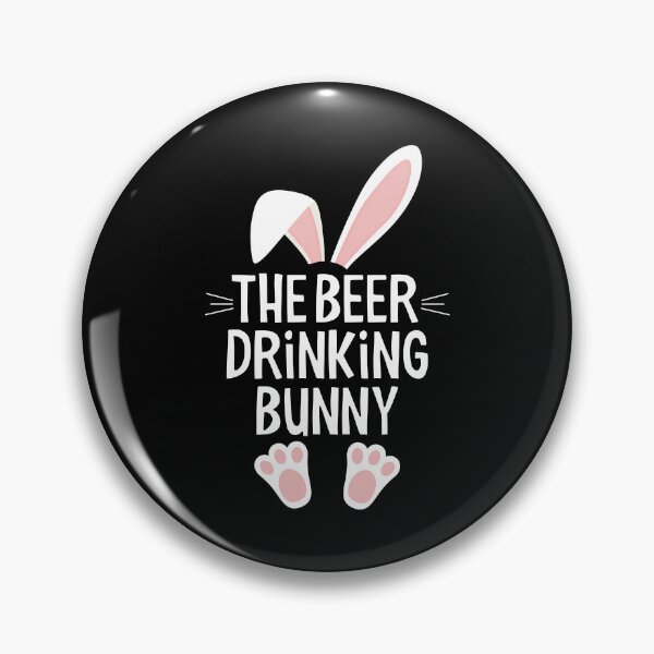 Item preview, The beer drinking bunny designed and sold by PaulSDesign.