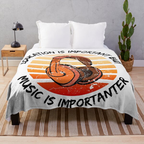 Item preview, Education Is Important But Music Is Importanter designed and sold by LuckyKermit.