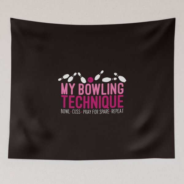 Item preview, Funny Bowling Bowler - My Bowling Technique designed and sold by Knook3452.