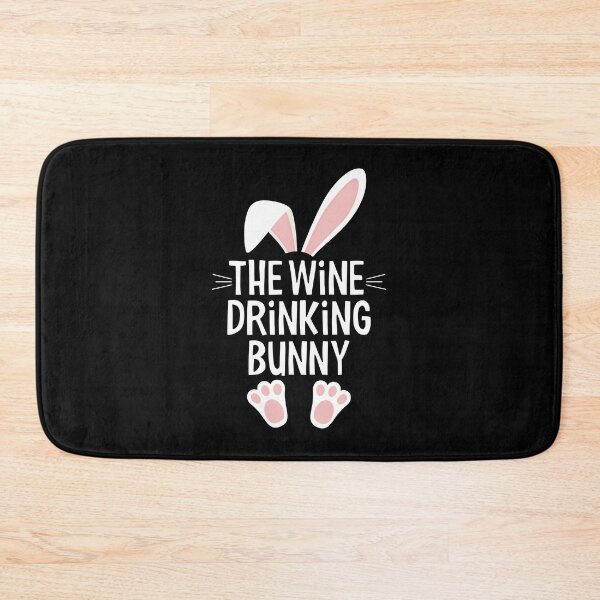 Item preview, The wine drinking bunny designed and sold by PaulSDesign.