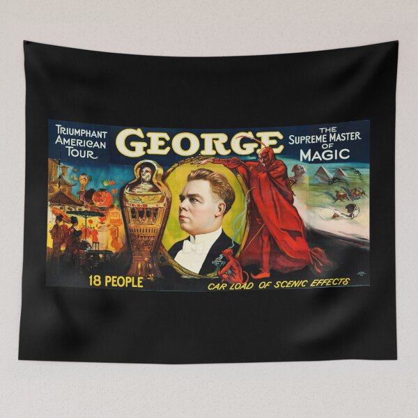 Item preview, Vintage Magic Poster George designed and sold by Vintage Designs +.