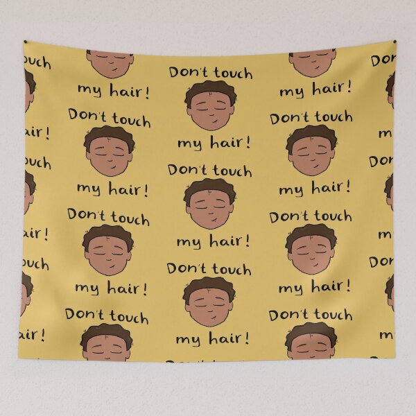 Item preview, Don't touch my hair! designed and sold by Curls-n-Coffee.