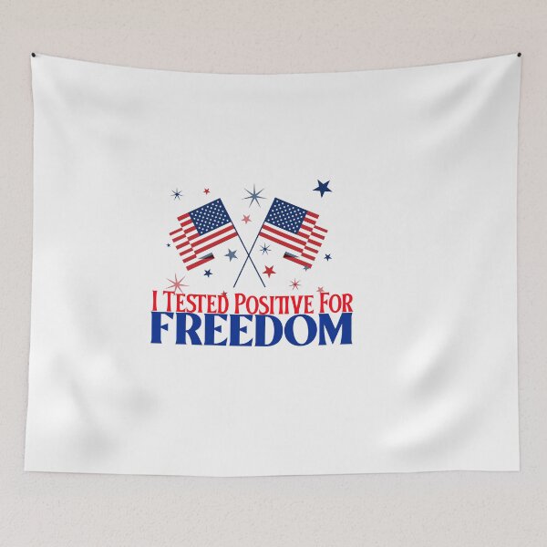 Item preview, i tested positive for freedom designed and sold by Hoetoons.