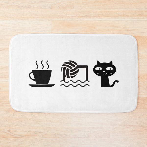 Item preview, Coffee. Cats. Water Polo designed and sold by TheGreenGoat.