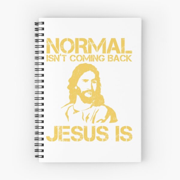 Item preview, Normal Isn't Coming Back Jesus Is yellow designed and sold by KateHortone.