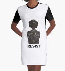 Princess Leia - Resist Graphic T-Shirt Dress