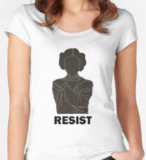 Princess Leia - Resist Women's Fitted Scoop T-Shirt