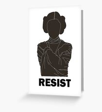 Princess Leia - Resist Greeting Card