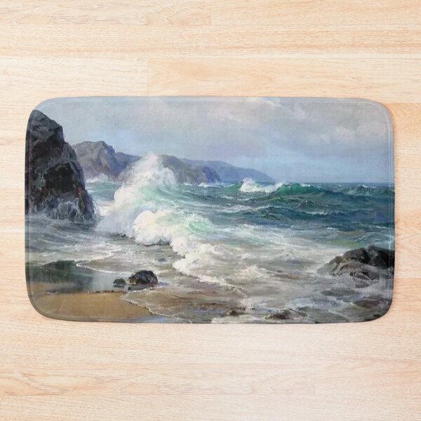 Item preview, Dynamic Ocean Wave Colliding with Shoreline designed and sold by SweetMySpot.