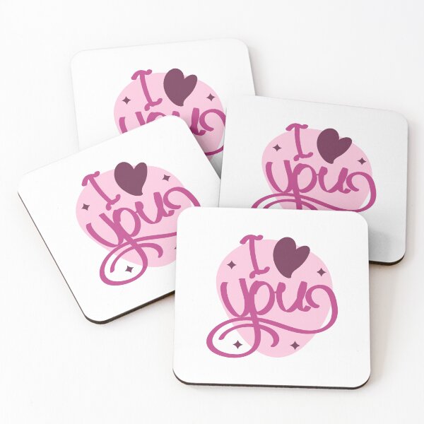 Item preview, I love you with love stiker designed and sold by I'm  Redz.