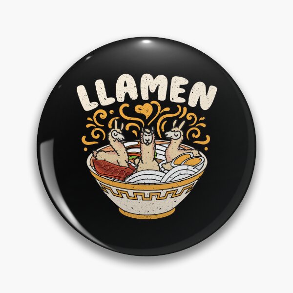 Item preview, Llama Ramen Llamen Japanese Noodles designed and sold by Shirtcaesar.