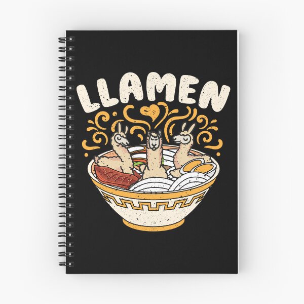 Item preview, Llama Ramen Llamen Japanese Noodles designed and sold by Shirtcaesar.