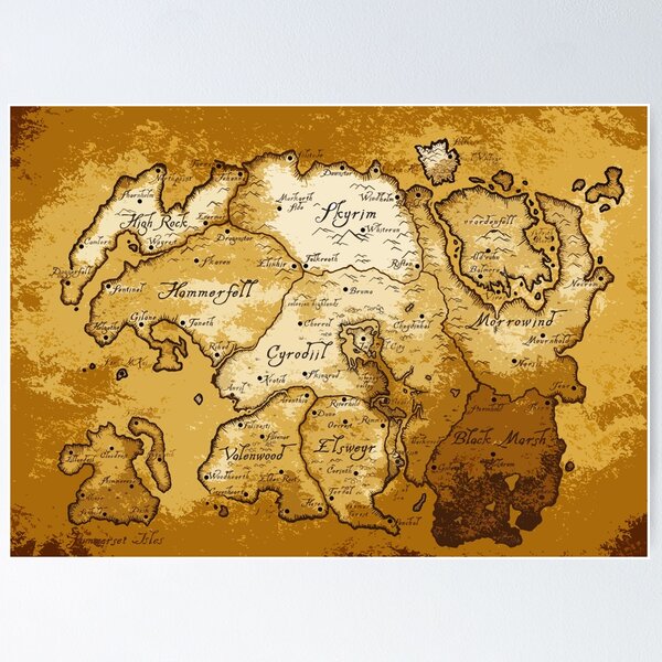 One Piece World Cloth Map Scroll - Inspired by One Piece