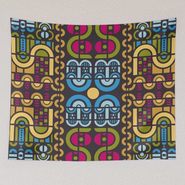 Item preview, The Crazy Maze 2 | Playful geometry with harmonious colors  designed and sold by Dibujo Divertido.