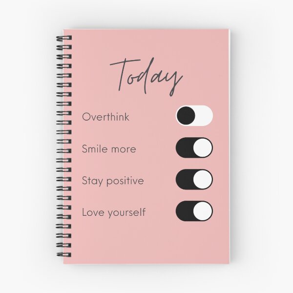 Item preview, Overthinking Kills Your Happiness Today Positive Affirmation  designed and sold by SweetbeStore.