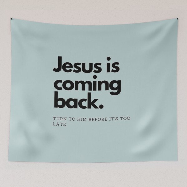 Item preview, JESUS IS COMING BACK SIMPLE MINIMALIST DESIGN designed and sold by KateHortone.