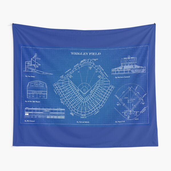 TheNorthwest Chicago Cubs Stadium Tapestry