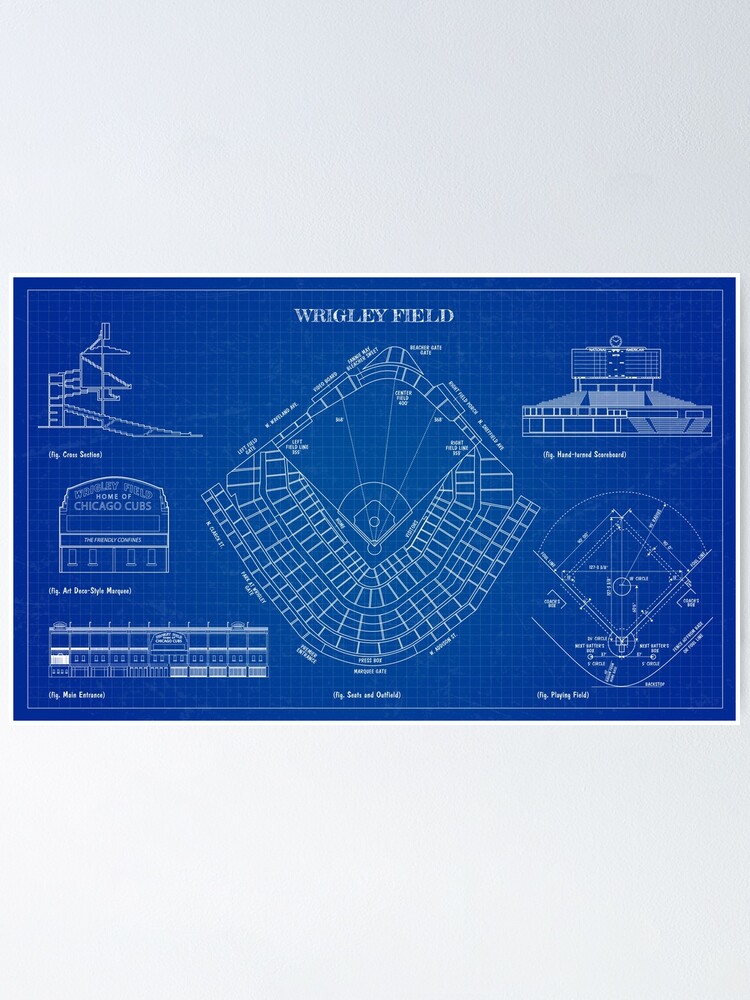 Updated Wrigley Field diagram and seating chart