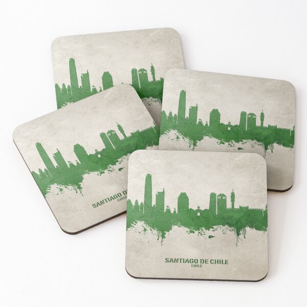 Item preview, Santiago de Chile Skyline designed and sold by ArtPrints.