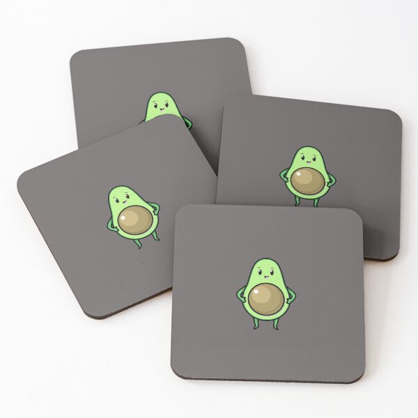 Item preview, Happy Kawaii Avocado designed and sold by ProtonProject.