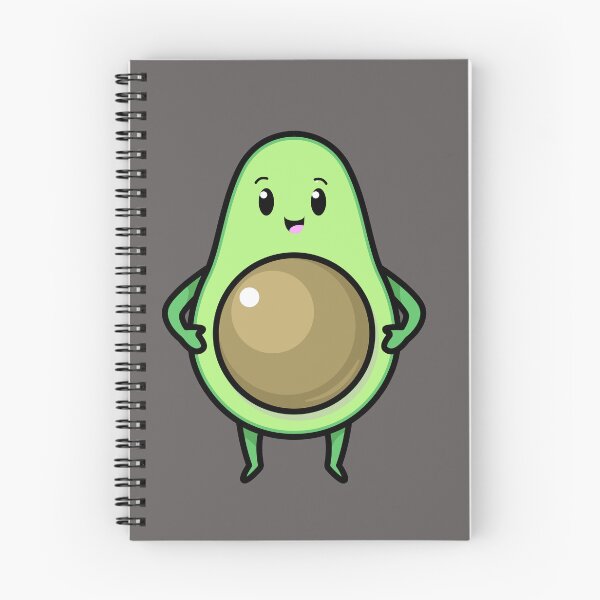 Item preview, Happy Kawaii Avocado designed and sold by ProtonProject.