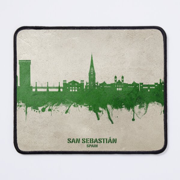 Item preview, San Sebastian Spain Skyline designed and sold by ArtPrints.