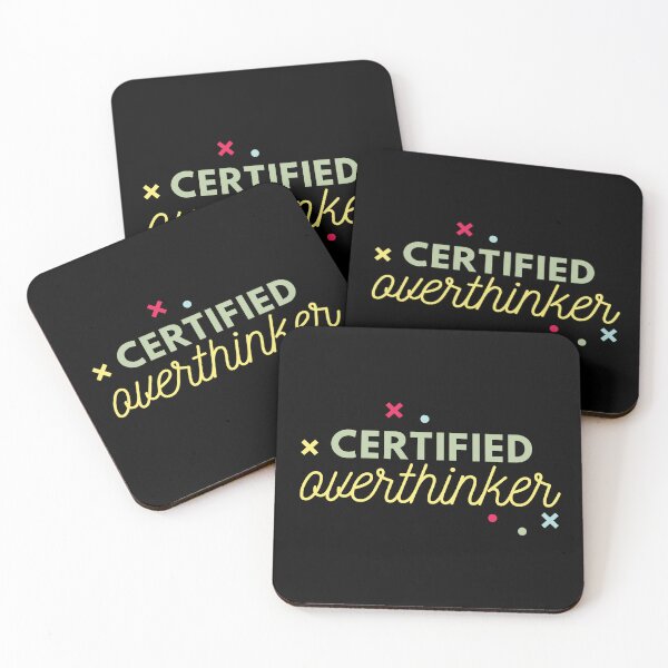 Item preview, Overthinking Kills Your Happiness Certified Overthinker designed and sold by SweetbeStore.