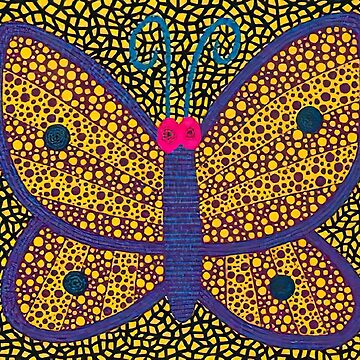 Butterfly Louis Vuitton/ pop art circle Painting