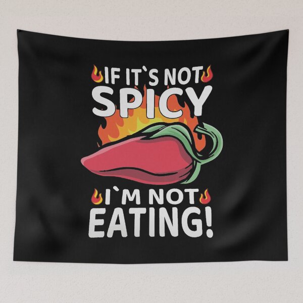 Item preview, Chili Scoville Design For Women & Men If Its Not Spicy I'm Not Eating, Funny Jalapeno I Chili  designed and sold by zacben.