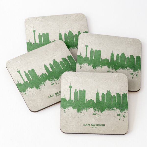 Artikelvorschau, San Antonio Texas Skyline entworfen und verkauft von ArtPrints.