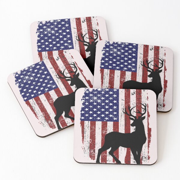 Item preview, Deer Hunter and flag designed and sold by Tresh Store.