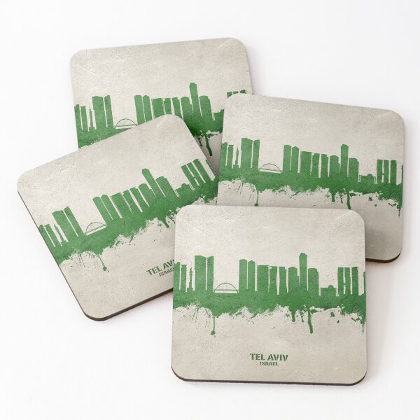 Item preview, Tel Aviv Israel Skyline designed and sold by ArtPrints.