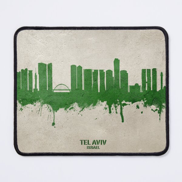 Item preview, Tel Aviv Israel Skyline designed and sold by ArtPrints.