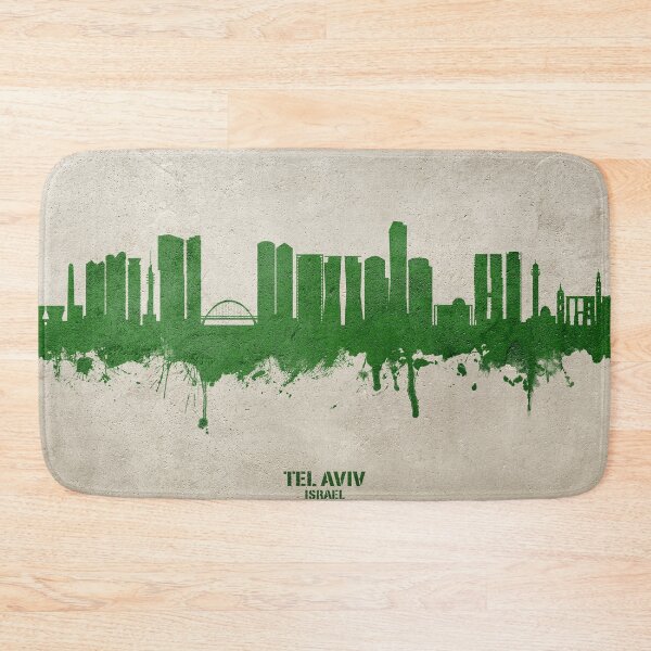 Item preview, Tel Aviv Israel Skyline designed and sold by ArtPrints.