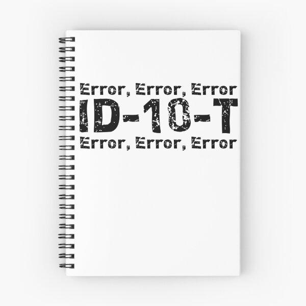 Item preview, Error ID-10-T designed and sold by Jero.