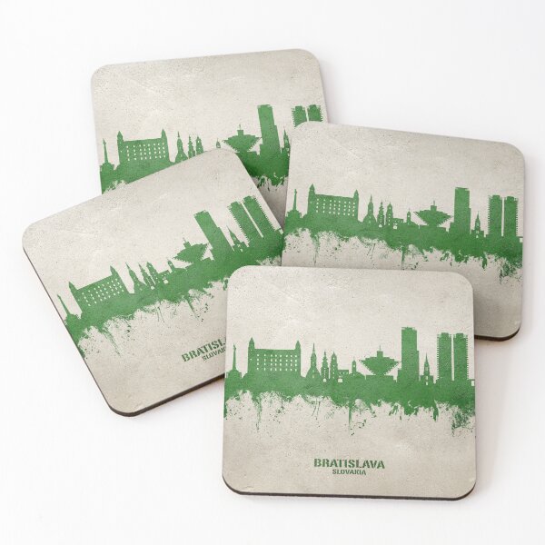 Item preview, Bratislava Slovakia Skyline designed and sold by ArtPrints.