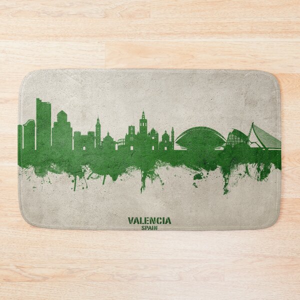 Item preview, Valencia Spain Skyline designed and sold by ArtPrints.