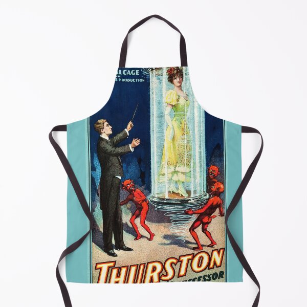 Item preview, Vintage Thurston magic poster designed and sold by Vintage Designs +.