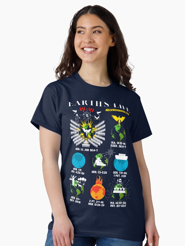 Thumbnail 1 of 7, Classic T-Shirt, Earth's Life - Christian designed and sold by 1thes416.