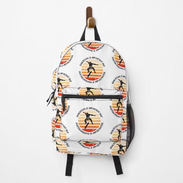 Item preview, Education Is Important But Skateboarding Is Importanter designed and sold by LuckyKermit.