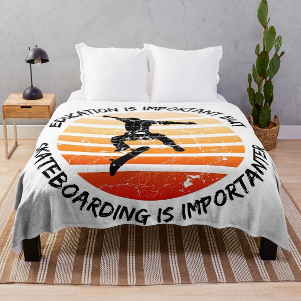 Item preview, Education Is Important But Skateboarding Is Importanter designed and sold by LuckyKermit.