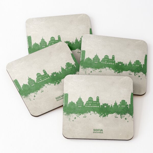 Item preview, Sofia Bulgaria Skyline designed and sold by ArtPrints.