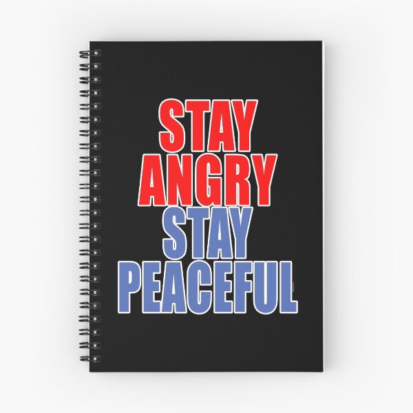 Item preview, STAY ANGRY STAY PEACEFUL designed and sold by Greenbaby.